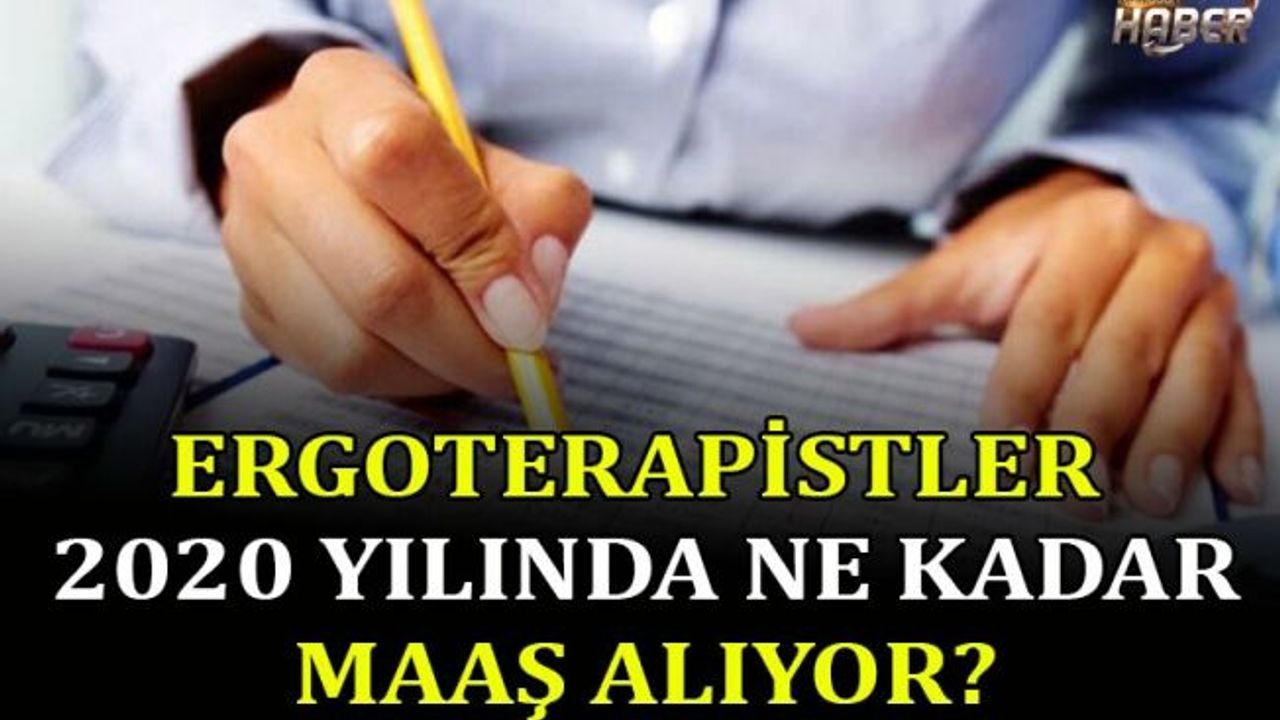 ERGOTERAPİSTLER 2020 YILINDA NE KADAR MAAŞ ALIYOR?