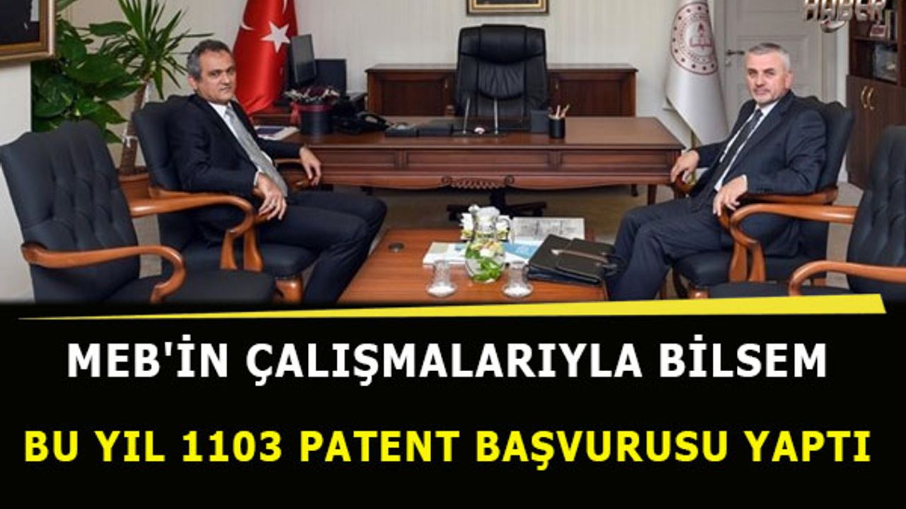 BİLSEM'ler bu yıl 1103 patent başvurusu yaptı