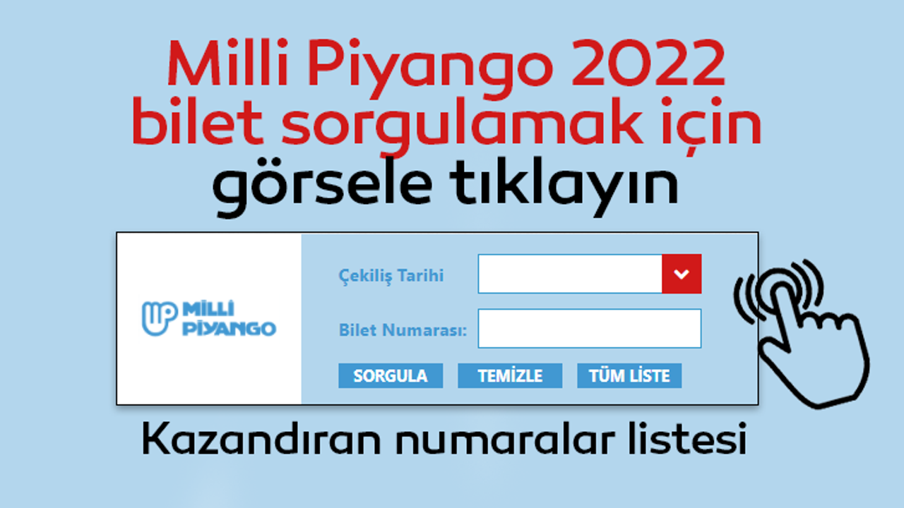 Milli Piyango yılbaşı 2022 sonuçları ve bilet sorgulama ekranı ! Online amorti ve büyük ikramiye kazanan numaralar