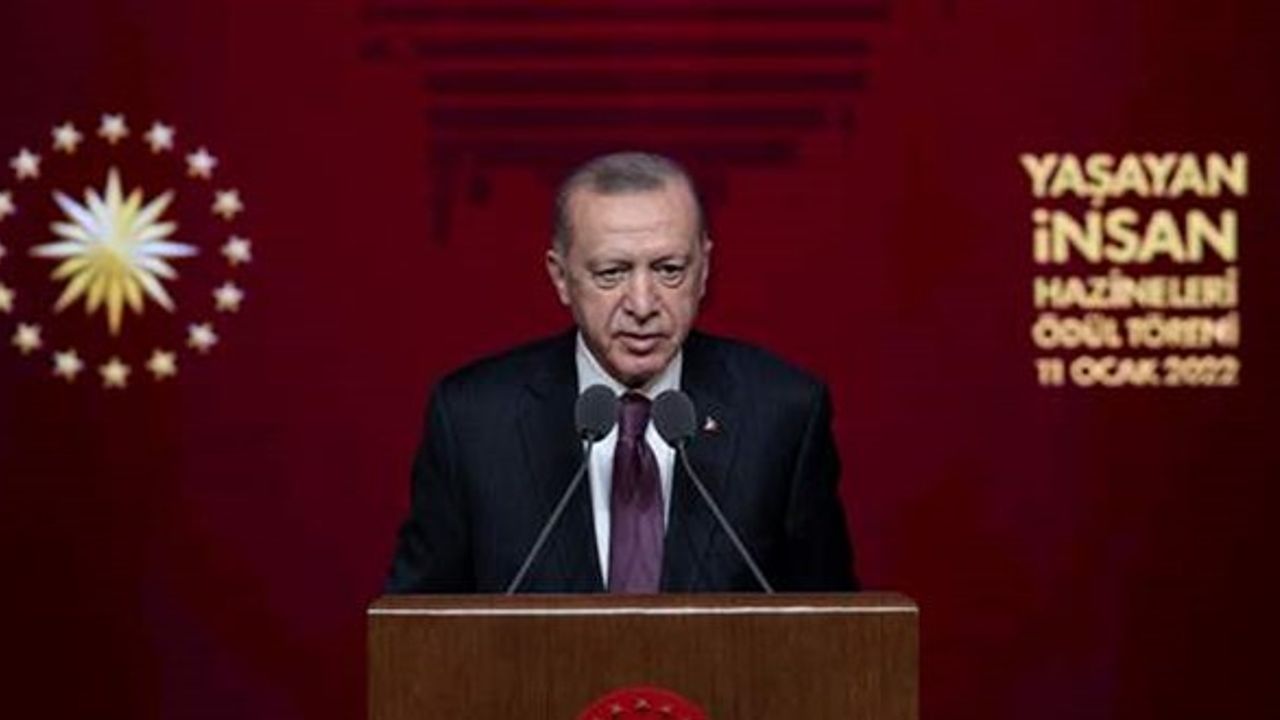 Cumhurbaşkanı Erdoğan: Ustalarımızın ve sanatkarlarımızın kabiliyetlerinin yaşatılmasını temin edeceğiz
