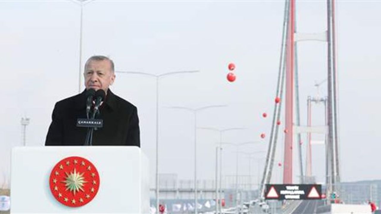 Erdoğan, 1915 Çanakkale Köprüsü'nden geçiş ücretini açıkladı