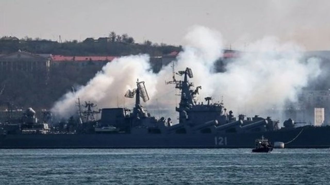 Rusya'nın Moskova kruvazör gemisi intikamı ağır oldu! Kiev'le ilgili korkutan açıklama: Daha da fazlası...