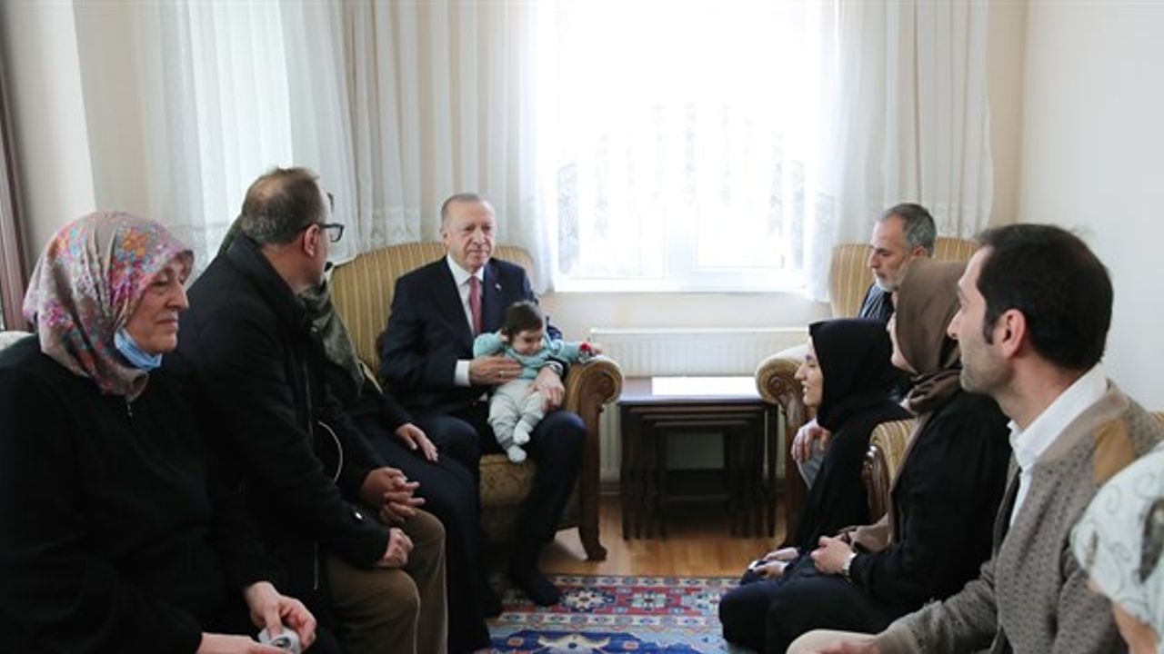 Cumhurbaşkanı Erdoğan'dan taziye ziyareti