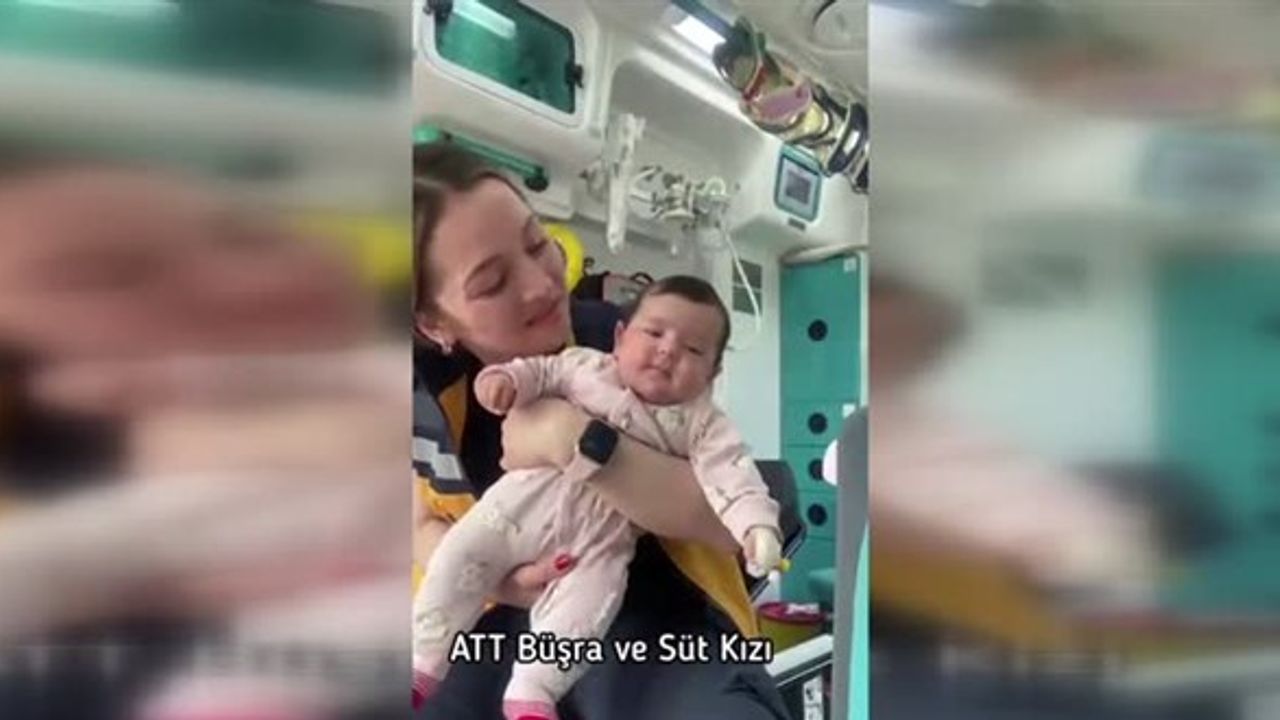İstanbul'da görevli acil tıp teknikeri, terk edilmiş bebeğe sütannelik yaptı