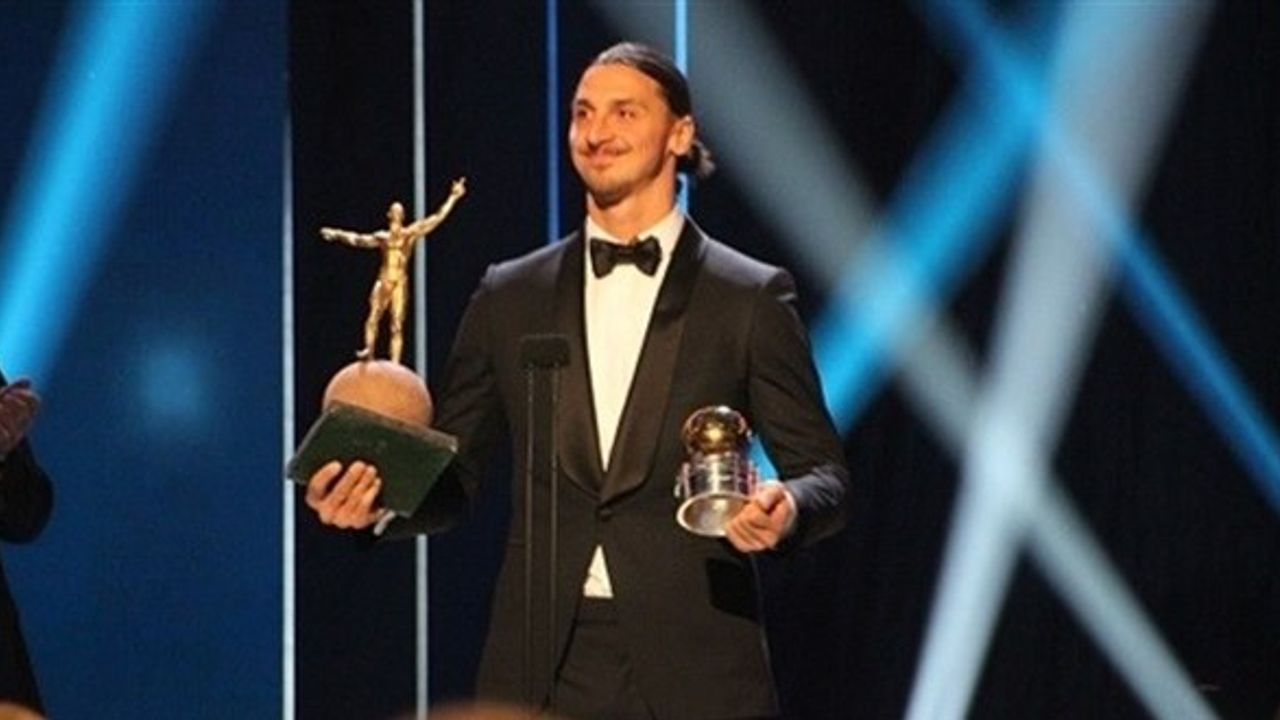 Zlatan İbrahimovic'e ' Yılın En İyi Yabancı Sporcusu' ödülü verildi