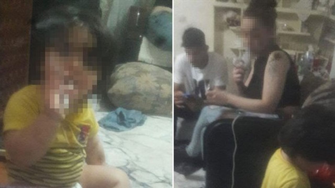 2 yaşındaki çocuğuna sigara içiren anne yakalandı