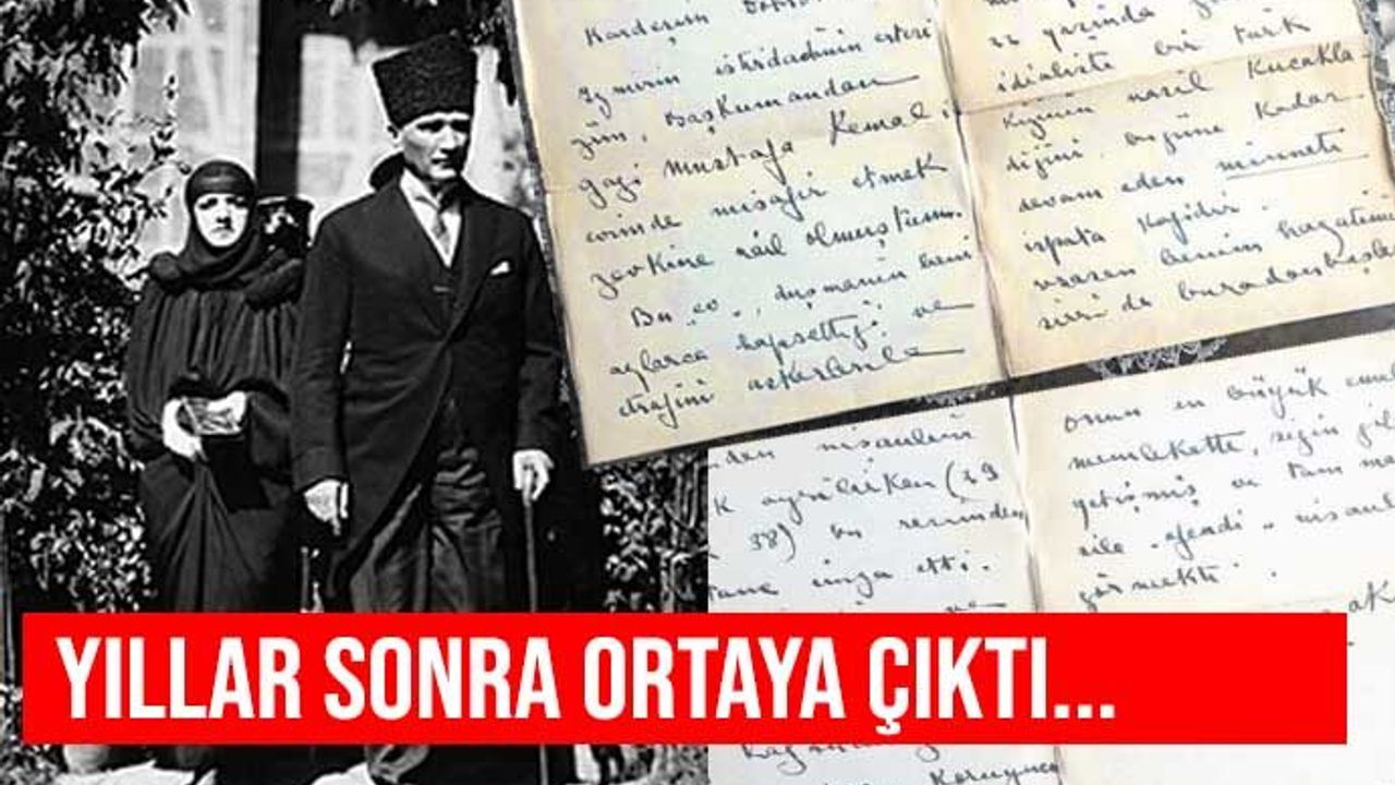 Atatürk’ün Latife Hanım’a yaptığı evlilik teklifi yıllar sonra ortaya çıktı