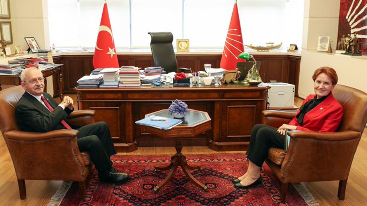İYİP lideri Meral Akşener Kılıçdaroğlu'na ziyarette bulundu