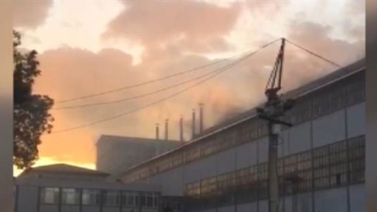 Ankara'da şeker fabrikasında yangın