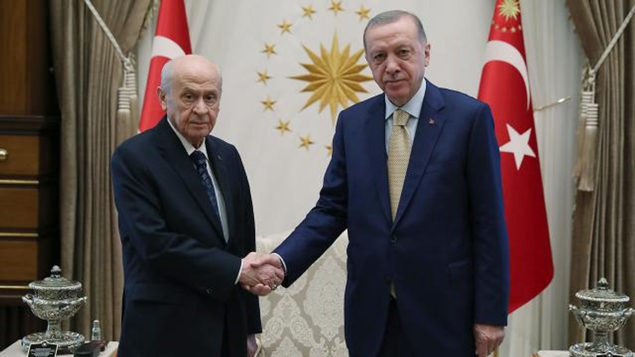 Cumhurbaşkanı Erdoğan, MHP Genel Başkanı Devlet Bahçeli ile görüştü