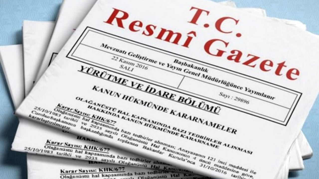 4 Haziran 2022 tarihli atama ve görevden alma kararları Resmi Gazete'de yayımlandı