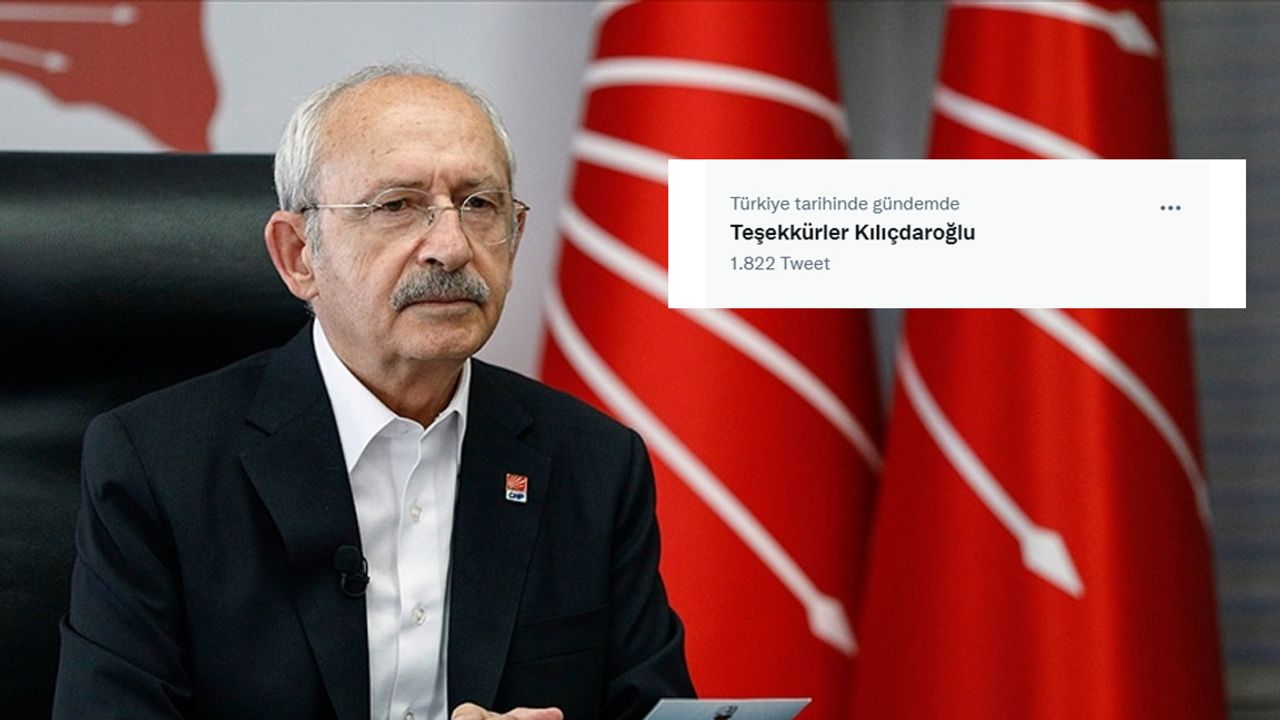 Cumhurbaşkanı Erdoğan'ın KYK kredi borcu açıklamasının ardından "Teşekkürler Kılıçdaroğlu" tweet'i TT oldu