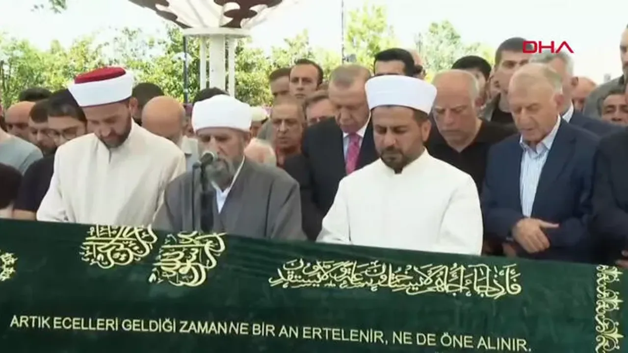 Cumhurbaşkanı Erdoğan Hacı Nimet Kaya'nın cenazesine katıldı