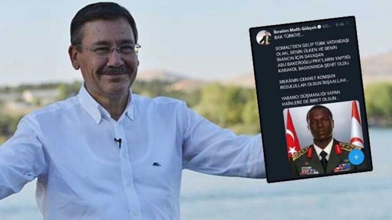 Melih Gökçek'in Twitter paylaşımı gündem oldu! 'Aboubakar' PKK baskınında şehit oldu