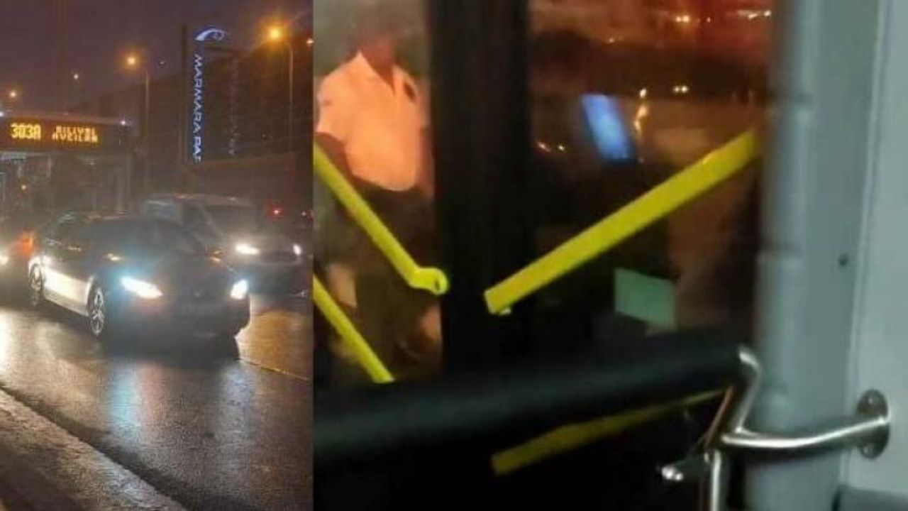 İstanbul'da magandalar İETT otobüsüne saldırdı, yolculara dehşet yaşattı