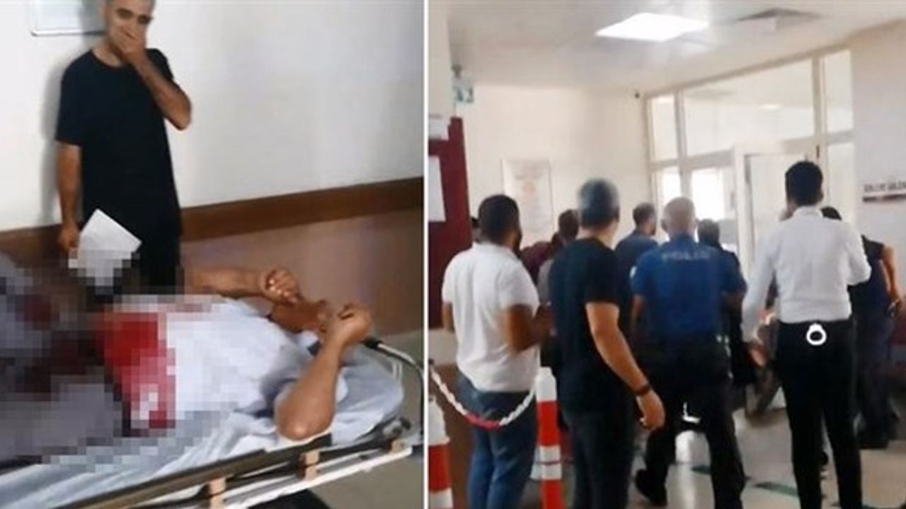 Hastanede 3 hasmını ve jandarma görevlisini bıçakladı