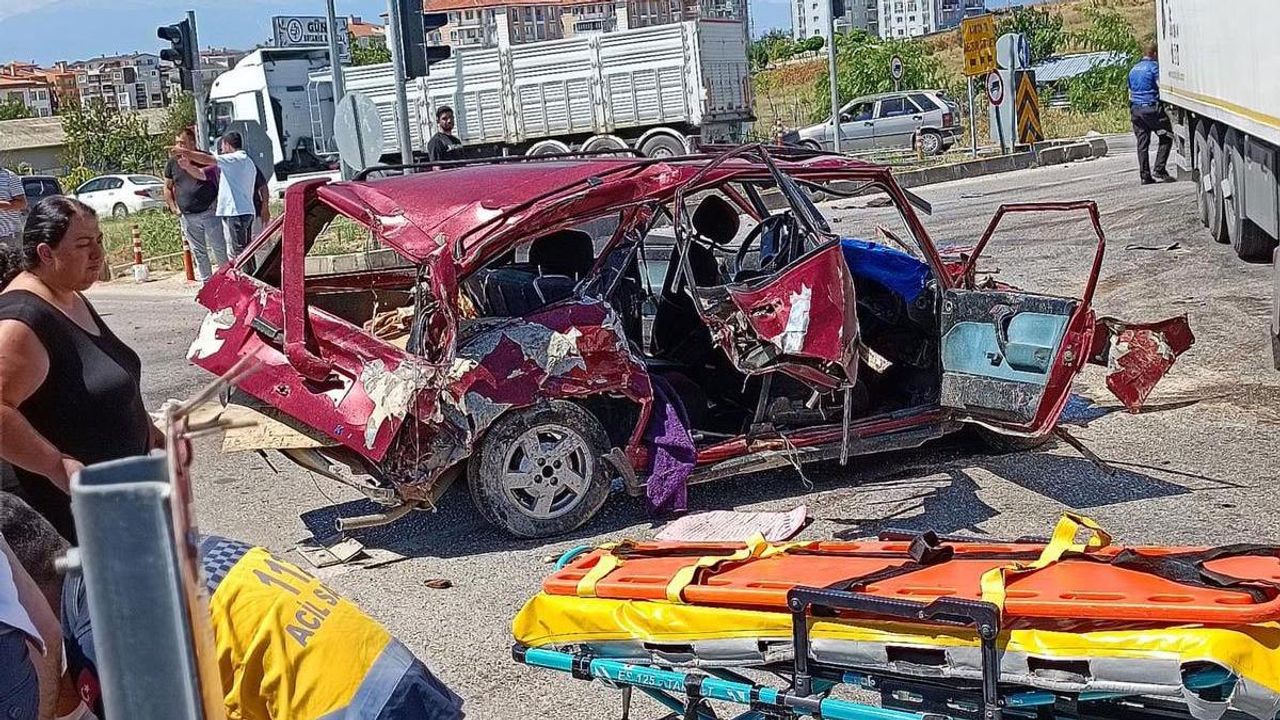 Bursa’da korkunç kaza! 1 ölü, 3 yaralı