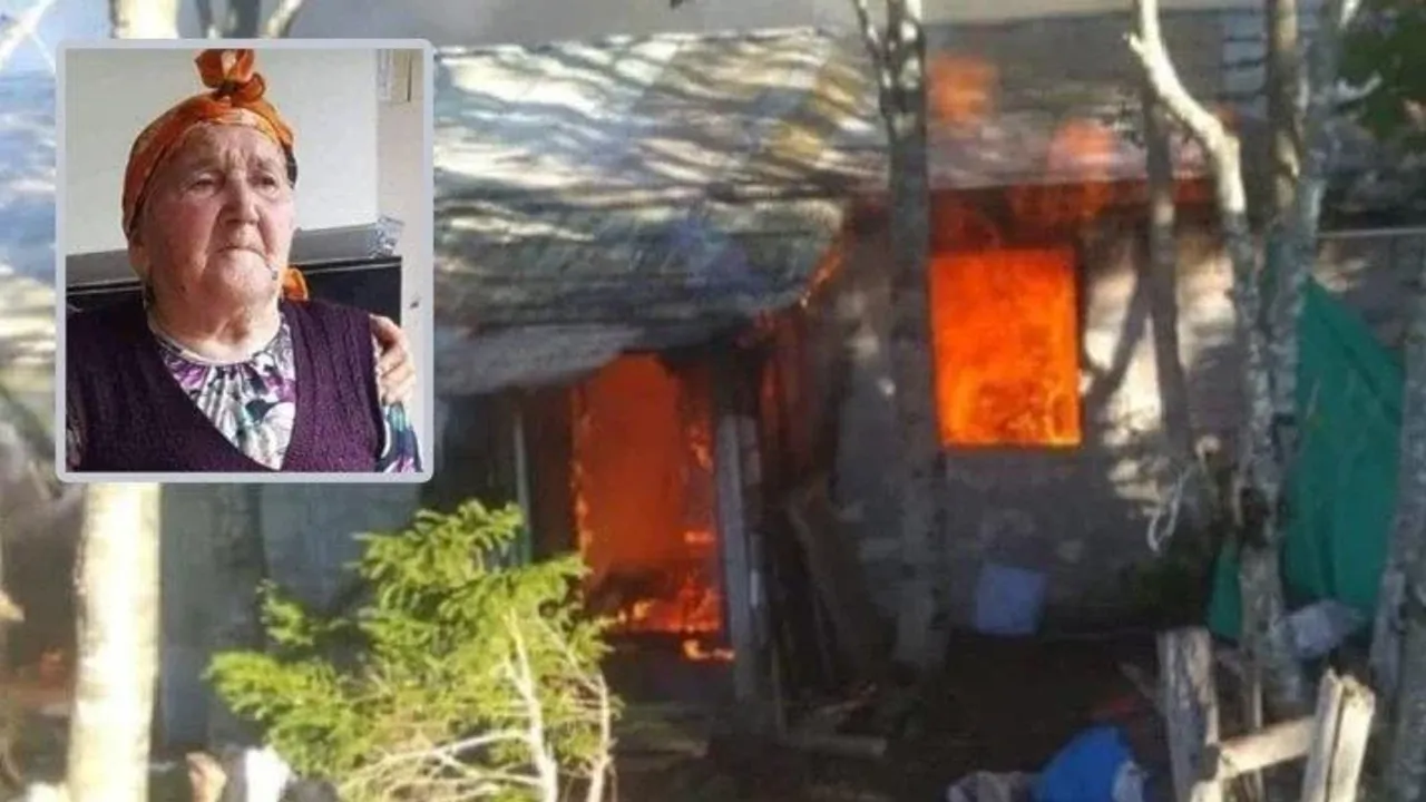 Evde çıkan yangında 90 yaşındaki kadın hayatını kaybetti
