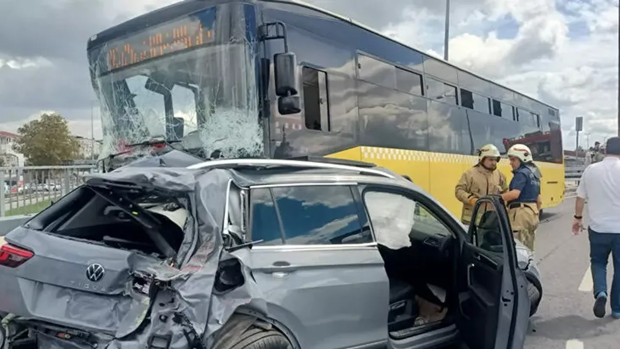 İETT otobüsü kaza yaptı! Çok sayıda yaralı var