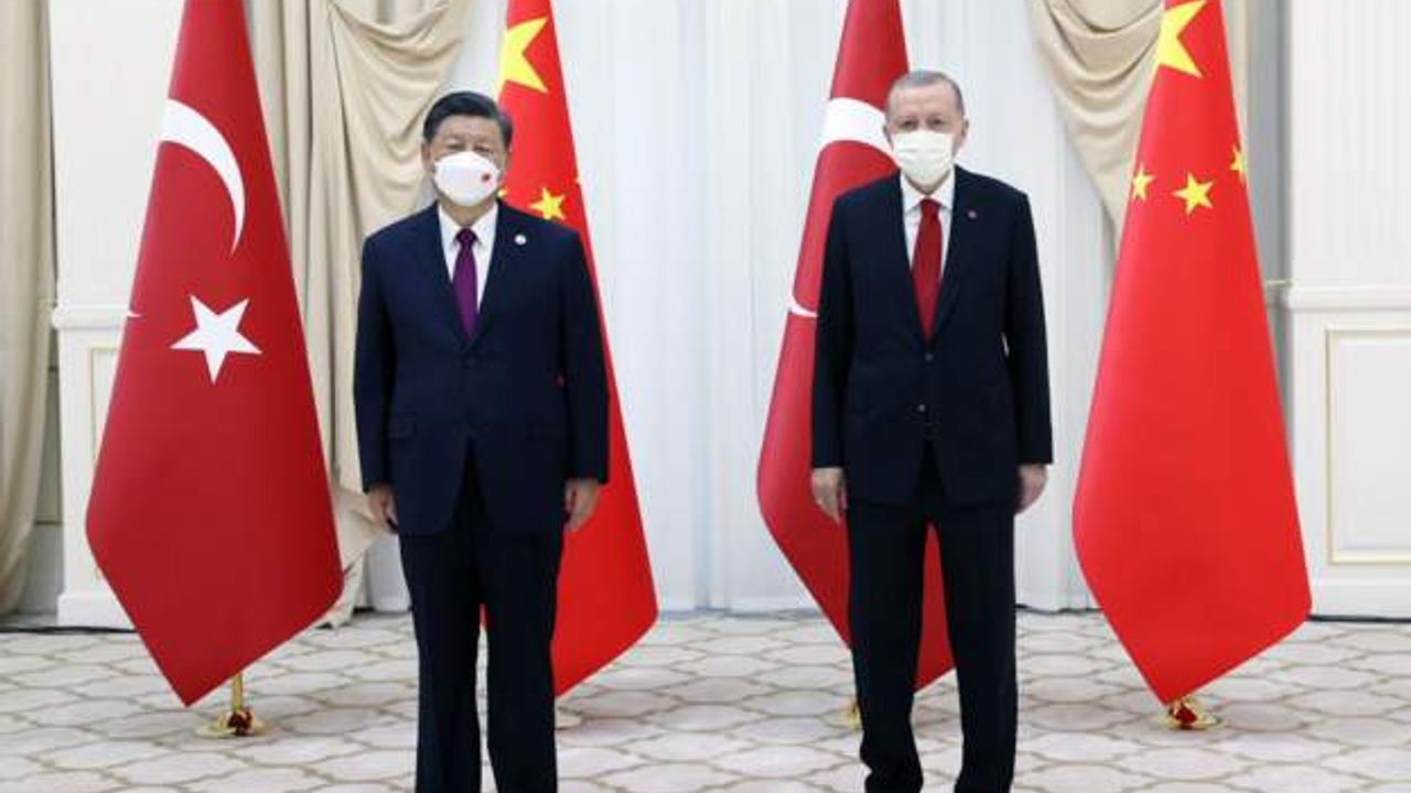 Cumhurbaşkanı Erdoğan, Semerkant'ta Çin Devlet Başkanı Şi Cinping ile görüştü