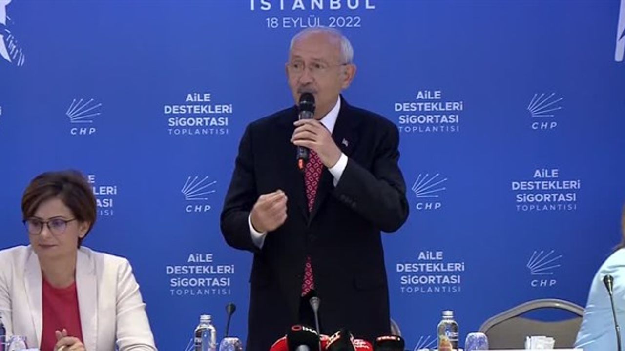 Kılıçdaroğlu, partisinin Aile Destekleri Sigortası modelini anlattı
