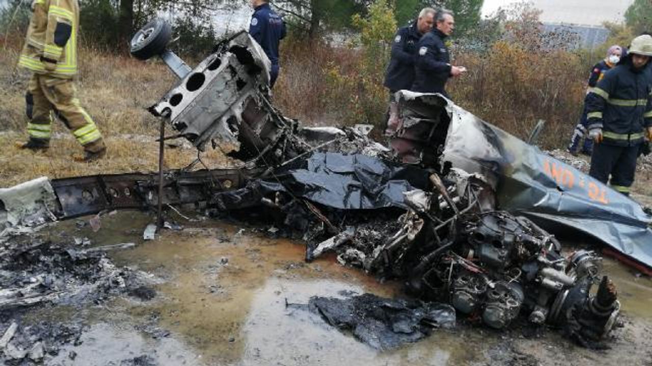 Son Dakika! Bursa'da termik santral yakınlarına Uçak Düştü Ölüler Var