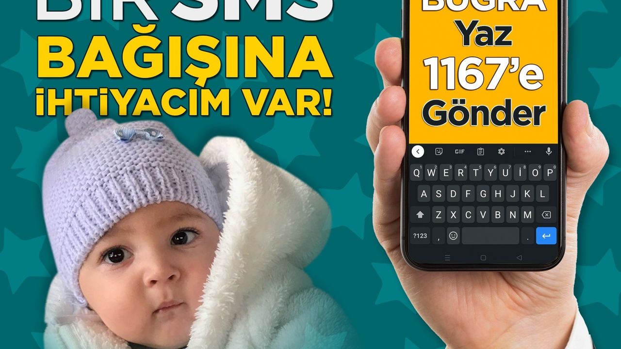 SMA Tip 1 hastası Osman Buğra bebeğe çok kişinin az parası yetecek !!!