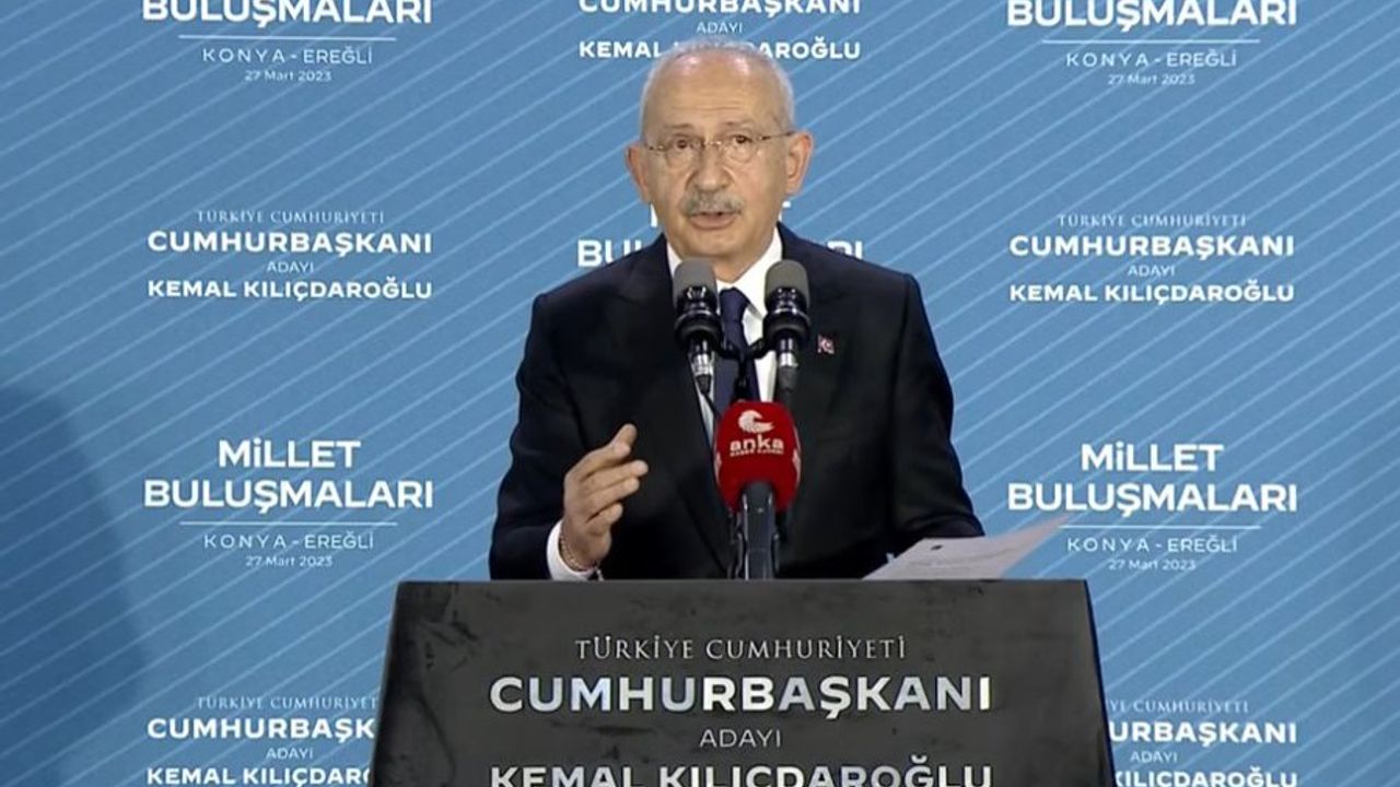 Kemal Kılıçdaroğlu:  Allah nasip eder 15 Mayıs'ta iktidar olursak, 100 bin öğretmenin atamasını yapacağız.