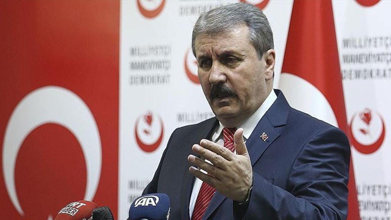 BBP lideri Mustafa Destici'den Meral Akşener'e: Senin adayın PKK ile görüşüyor nasıl buna 'Evet' diyorsun?