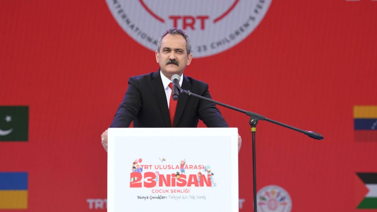 Milli Eğitim Bakanı Mahmut Özer'den TRT Çocuk Şenliği'nde önemli açıklamalar