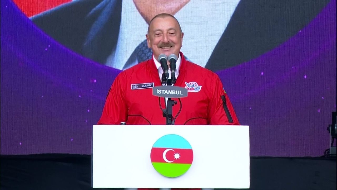 Azerbaycan Cumhurbaşkanı Aliyev: "Kızıl Elma havada, Altay ve Togg burada, Anadolu denizde. Bugünkü Türkiye budur"