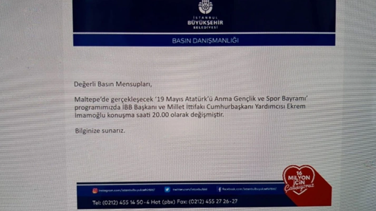 Ekrem İmamoğlu seçimi garanti görüyor: Basın davetiyesine cumhurbaşkanı yardımcısı olarak yazıldı!