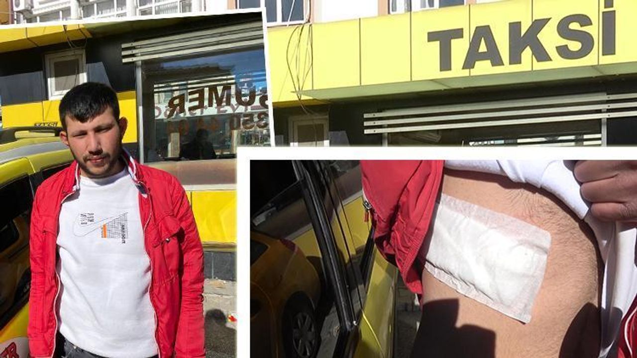 Taksi Şoförüne Bıçaklı Saldırı! Güvenlik Endişesi Artıyor