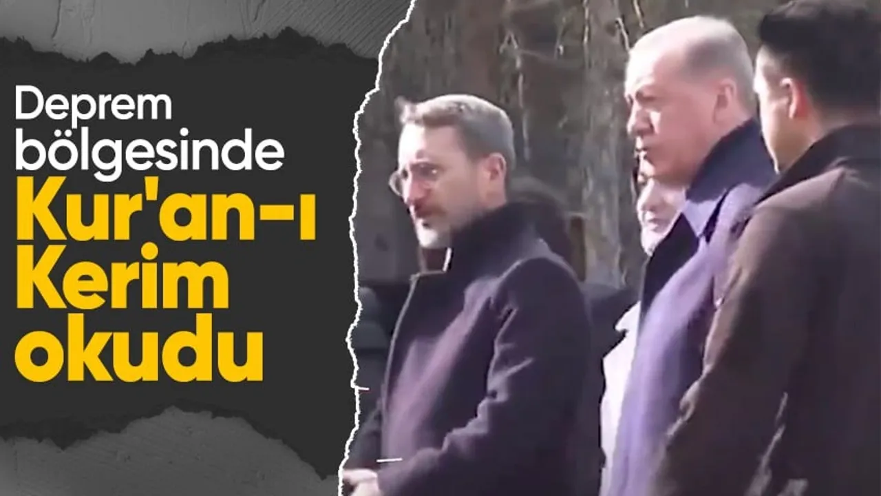 Cumhurbaşkanı Erdoğan Kahramanmaraş'ta Kur'an-ı Kerim okudu