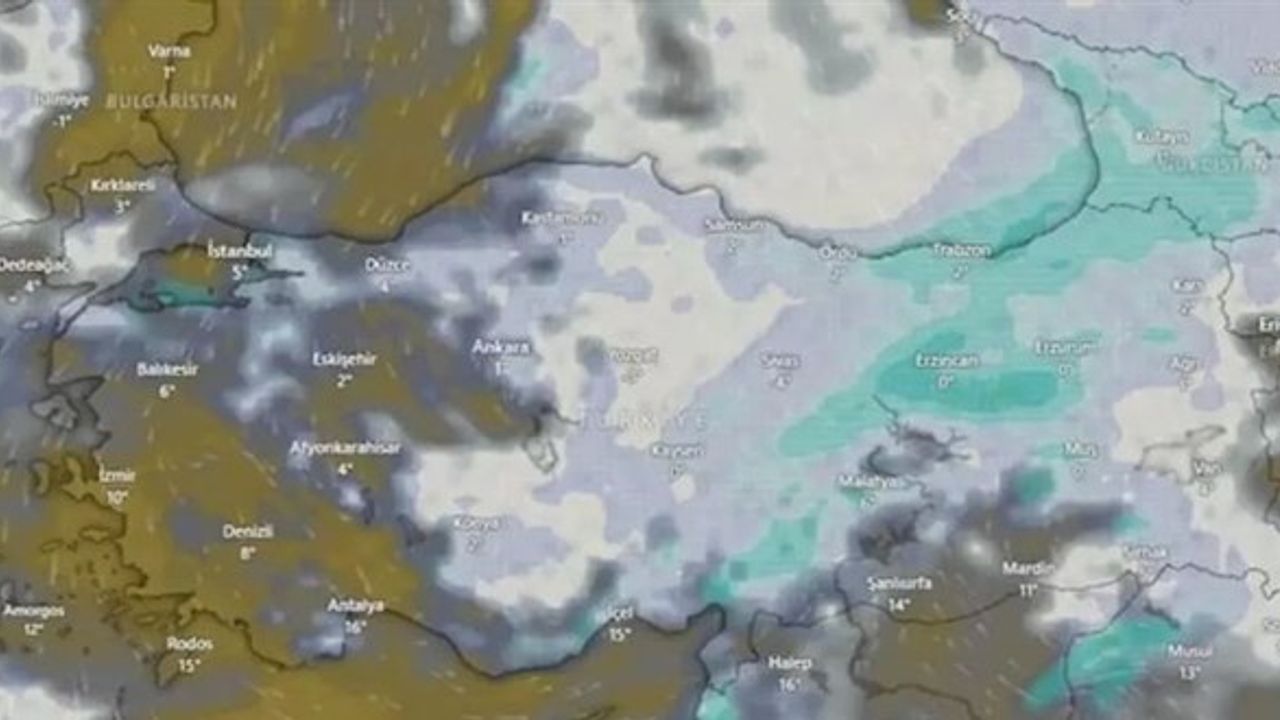 8 il beyaza bürünecek: Kar yağışı bugün başlıyor