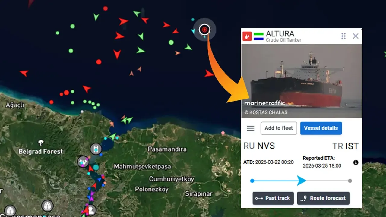 Karadeniz'de patlama paniği: Petrol yüklü Türk tankerine drone isabet etti