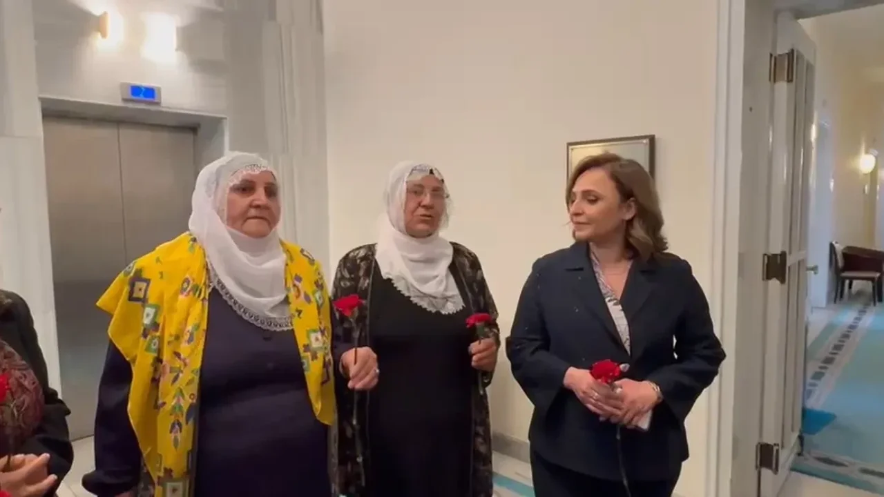 DEM Partili isimlerin eşlik ettiği Barış Anneleri’nden MHP ziyareti