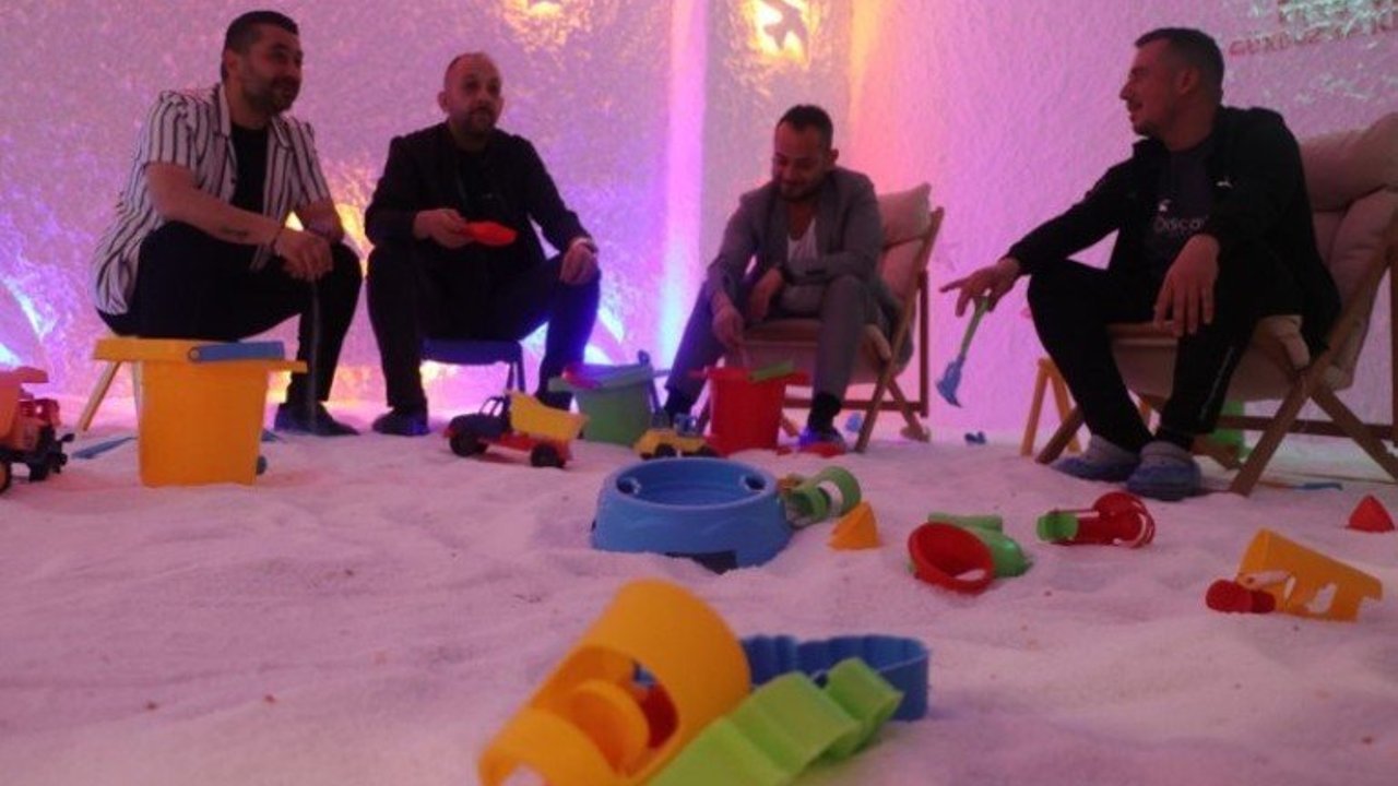 Kayseri'deki kreşte çok farklı bir uygulama: Tuz odalı eğitim modeli