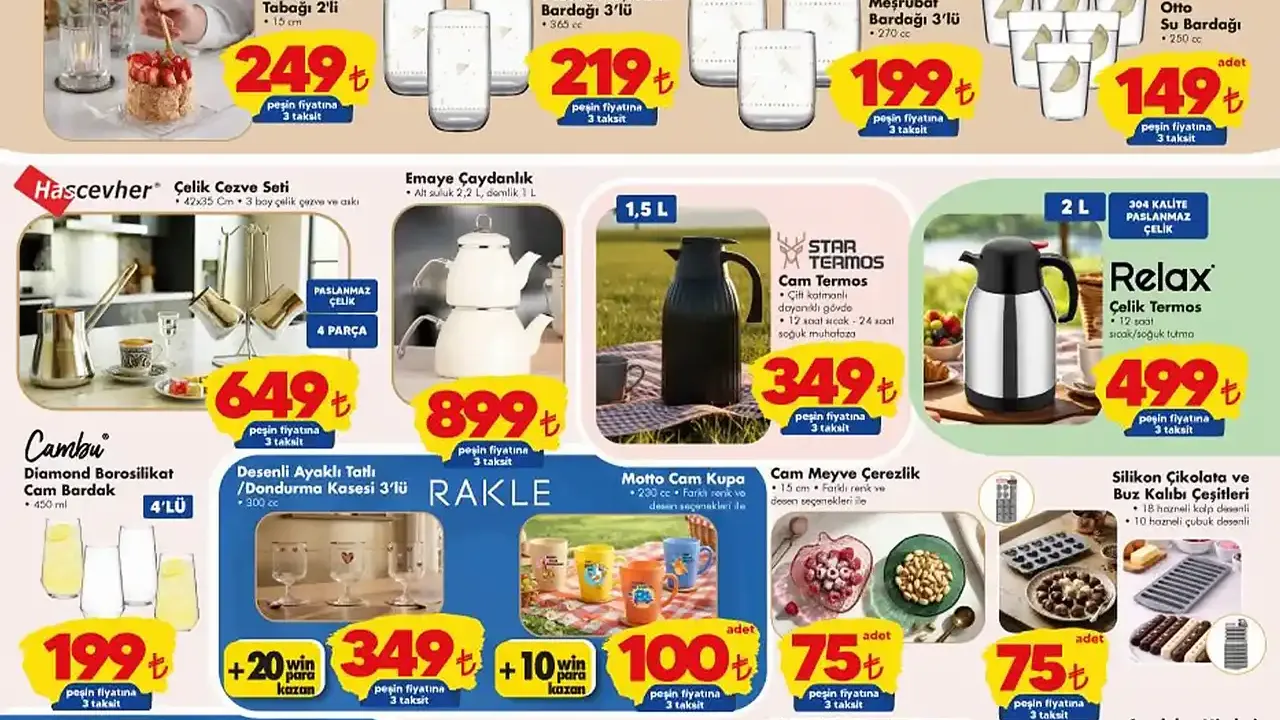 ŞOK'ta bu cumartesi kaçırılmayacak indirimler! Barbie oyuncak, Fissler, halı... Şok 27 Haziran Cumartesi Aktüel