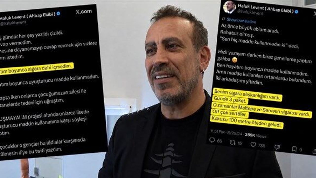 Haluk Levent'in sigara açıklaması sosyal medyada gündem oldu