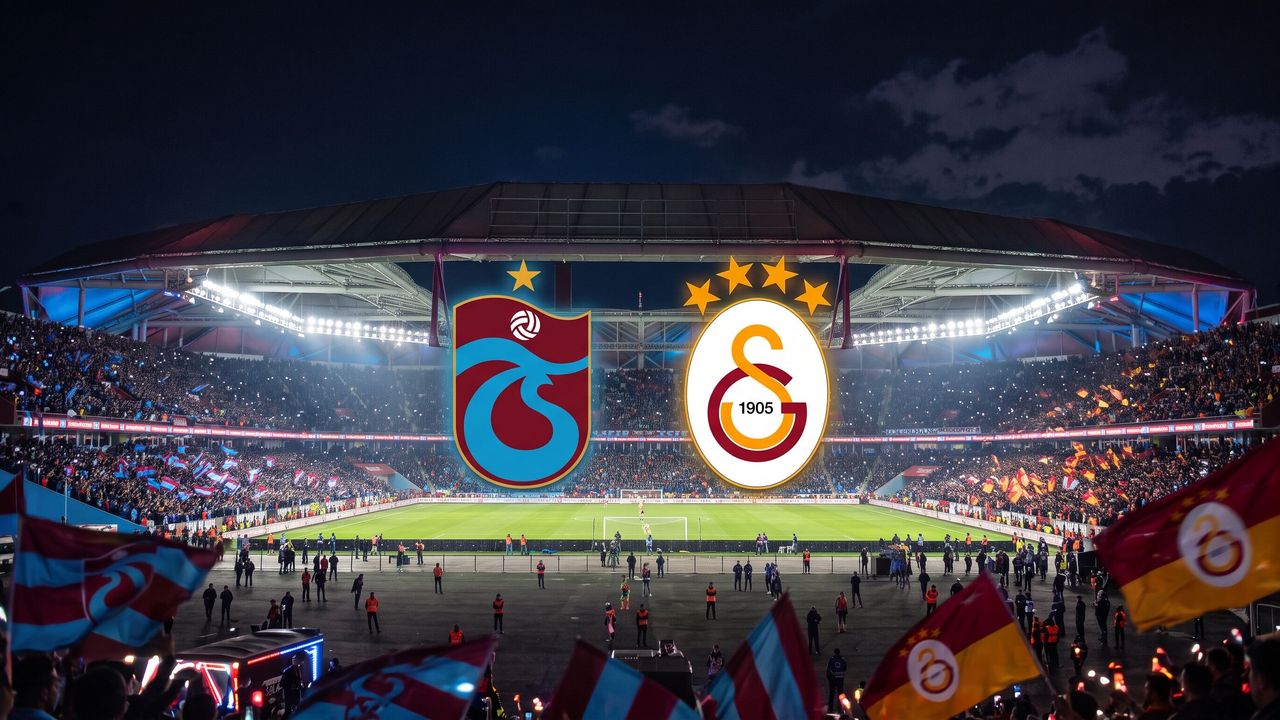 Süper Lig'de Dev Derbi: Trabzonspor Galatasaray Maçı