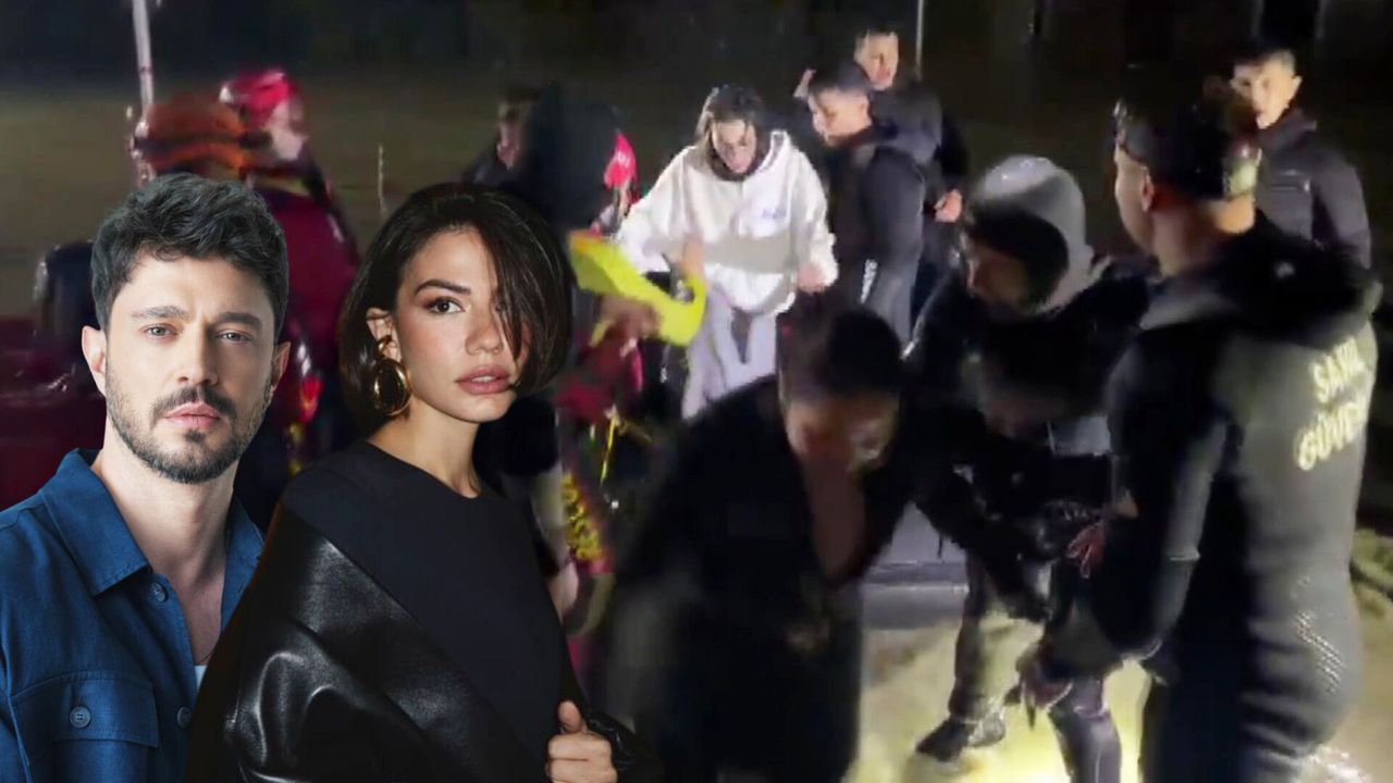 İstanbul'daki sel felaketinde ünlüler mahsur kaldı: Murat Boz ile Demet Özdemir AFAD botlarıyla tahliye edildi