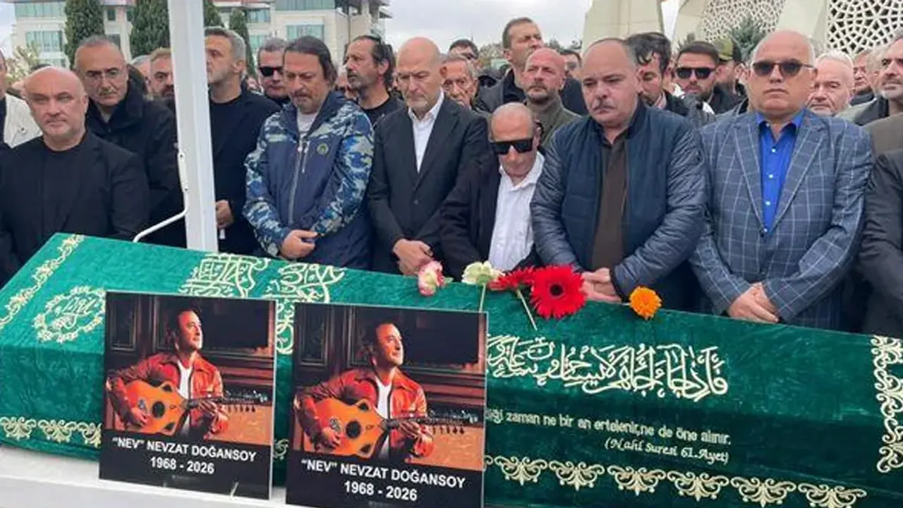 Nev'e son veda: Üniversite arkadaşı Süleyman Soylu cenazedeydi