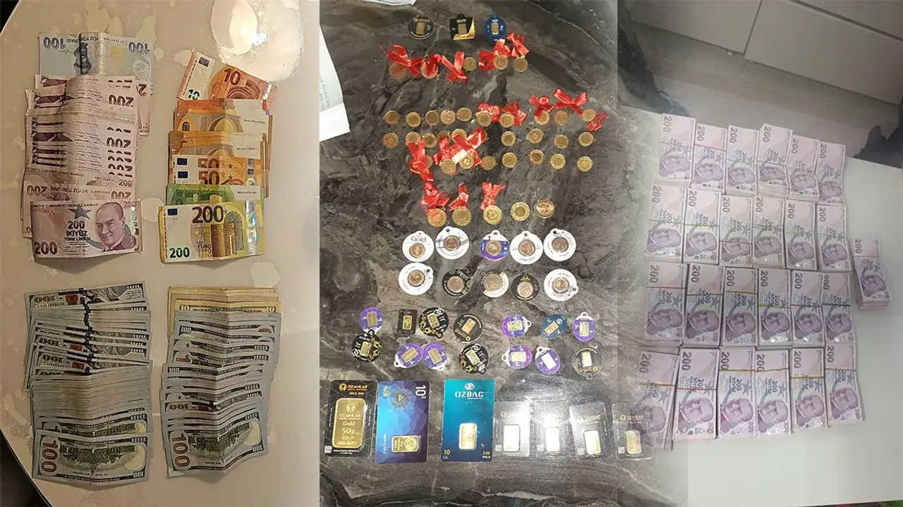 Ankara merkezli DEAŞ operasyonunda balya balya para ele geçirildi