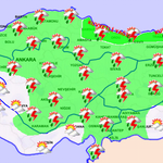 Meteorolojiden bugün için fırtına ve yağış uyarısı! 30 Ağustos Pazar Meteoroloji Haritalı Hava Tahmini