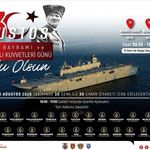 30 Ağustos Zafer Bayramı ve Türk Silahlı Kuvvetleri Günü Kapsamında Ziyarete Açık Olan Savaş Gemileri Belli Oldu