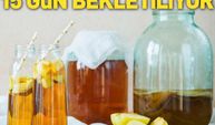 Ölümsüzlük iksiri 'kombucha çayı' 15 gün bekletilerek hazırlanıyor!