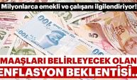 Milyonlarca kişinin maaş zammını etkiliyor! İşte 2019 enflasyon oran beklentisi