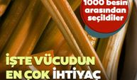 1000 çeşit besin arasından seçildiler! İşte vücudun en çok gereksinim duyduğu gıdalar..