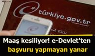 Maaş kesiliyor! e-Devlet'ten başvuru yapmayan yanar